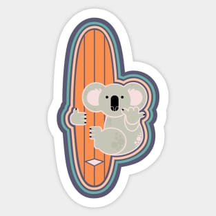 Hang Loose Koala Sticker